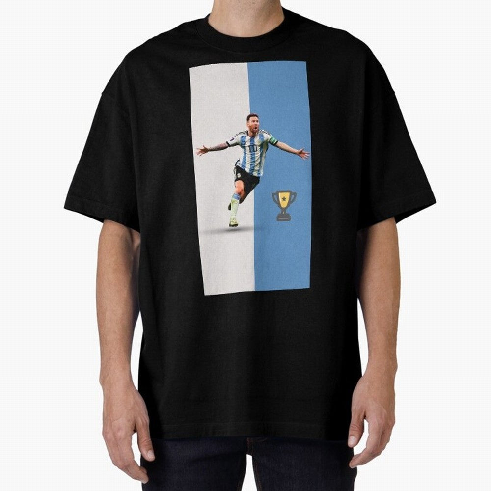 World Cup /Lional Messi/football, soccer Oversized T-Shirt Fuel Your Fan Pride for FIFA World Cup 2026 Connected to CR7, Portugal Energy, Worldwide Fan Energy, Dramatic Goals, Stadium Lights and Championship Celebrations; Great for Watch Parties,
