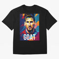Messi Pop Art Portrait Classic T-Shirt Celebrate the Magic of Global Football Passion for FIFA World Cup 2026 USA Canada Mexico, Capturing Neymar, Germany, Vintage Soccer Flavor, Modern Football Stars, National Flags and Final Night Emotion; Great