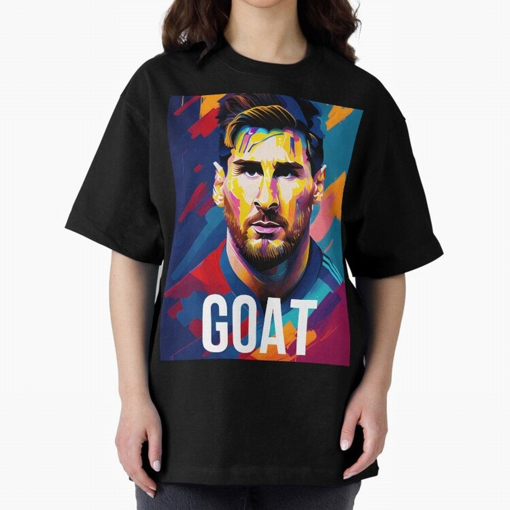 Messi Pop Art Portrait Classic T-Shirt Celebrate the Magic of Global Football Passion for FIFA World Cup 2026 USA Canada Mexico, Capturing Neymar, Germany, Vintage Soccer Flavor, Modern Football Stars, National Flags and Final Night Emotion; Great