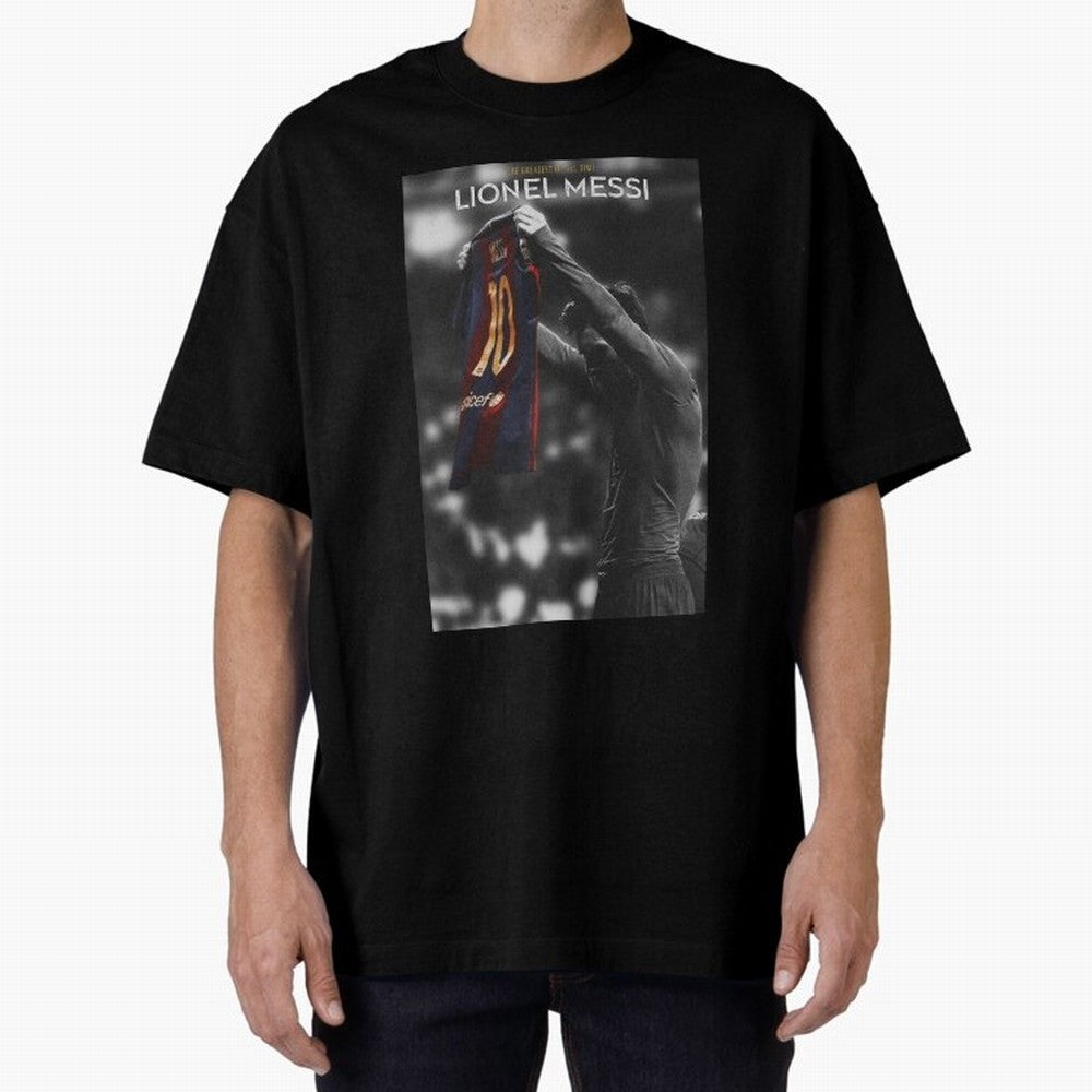 Lionel Messi GOAT Boxy T-Shirt Feel International Energy from FIFA World Cup 2026 Centered on CR7, Brazil Energy, Stadium Chants, National Pride, Trophy Dreams and Unforgettable Football Memories; Perfect for People Who Love Argentina, Brazil,