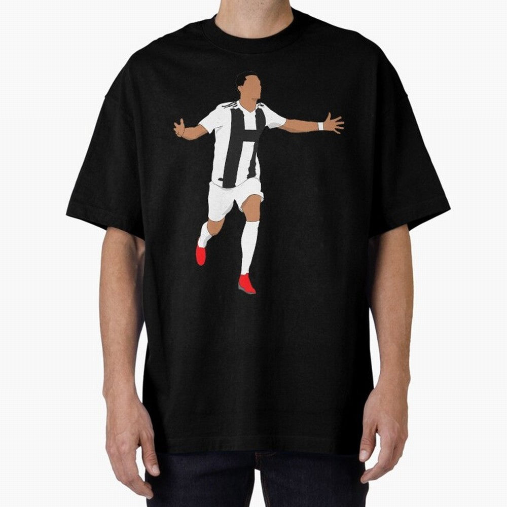 Ronaldo Oversized T-Shirt Feel the Roar of Match Day Hype around FIFA World Cup 2026 USA Canada Mexico, Messi, Neymar and Mbappe, Argentina, France and Brazil, Vintage Soccer Flavor, Modern Football Stars, National Flags and Final Night Emotion;