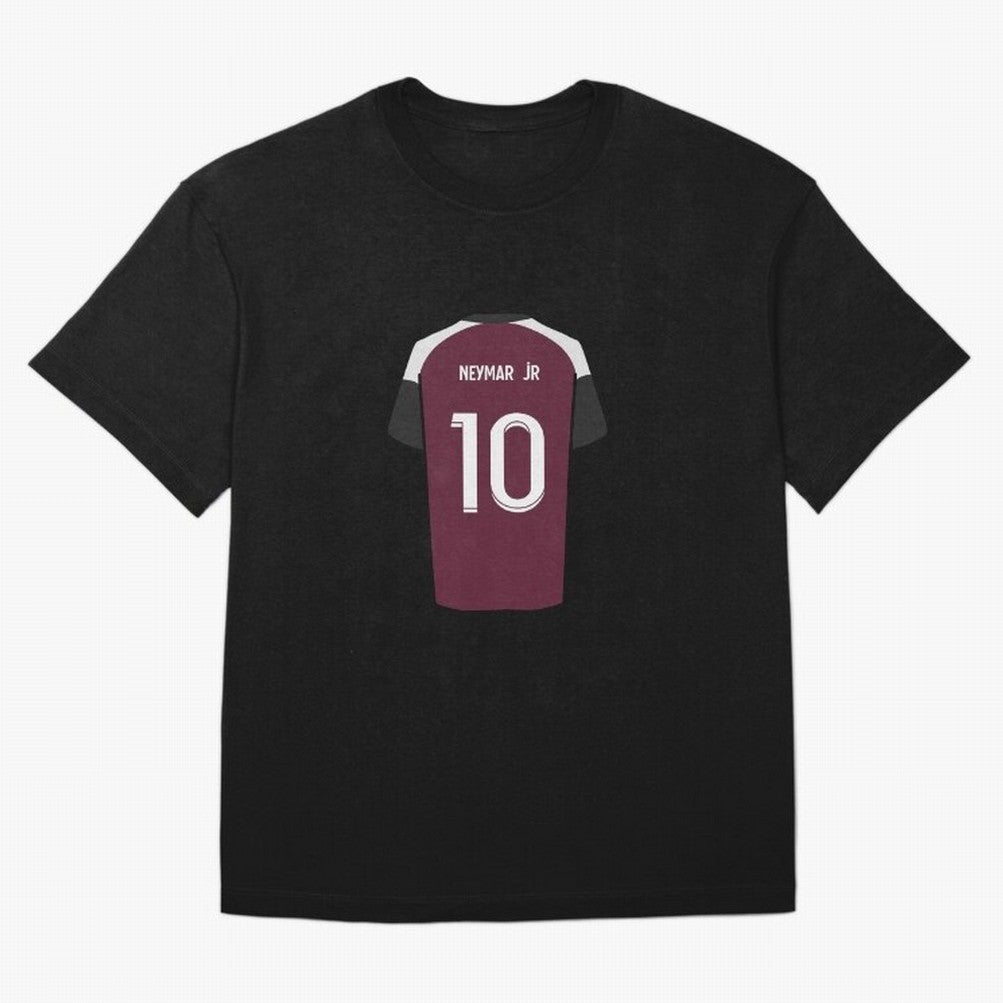 Neymar 2020/21 Jersey Oversized T-Shirt Feel the Heartbeat of the FIFA World Cup 2026 Journey through Messi Highlights, Germany Pride, Championship Spirit, Famous Goals, Roaring Crowds and International Football Unity; Ideal for Football Dads,