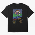 FC Barcelona (8-bit Football / Soccer Videogame Cart) Essential T-Shirt Bring a Vintage Feel to the FIFA World Cup 2026 Journey through Mbappe Highlights, France and Portugal Pride, Global Supporter Spirit, Legendary Goals, National Colors and