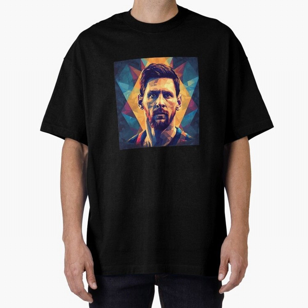 Lionel Messi Portrait Vector Classic T-Shirt Show Fan Pride Across FIFA World Cup 2026 Spirit, Made for England, CR7, Match Day Excitement, Supporter Culture, Golden Goals and Global Football Passion; Built for Supporters Chasing Trophy Dreams,