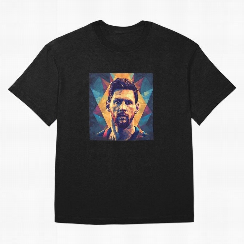 Lionel Messi Portrait Vector Classic T-Shirt Show Fan Pride Across FIFA World Cup 2026 Spirit, Made for England, CR7, Match Day Excitement, Supporter Culture, Golden Goals and Global Football Passion; Built for Supporters Chasing Trophy Dreams,