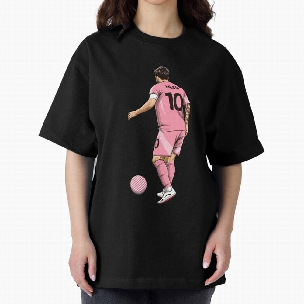 Lionel Messi Oversized T-Shirt Make Every Match About FIFA World Cup 2026 Spirit, with England, Messi and Cristiano Ronaldo, Sports Nostalgia, International Competition, Famous Players and Unforgettable Victories; Perfect for People Who Love