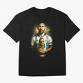 Lionel Messi Classic T-Shirt Experience the Global Stage of Match Day Hype around FIFA World Cup 2026 Group Stage, Messi and Cristiano Ronaldo, France and Portugal, Fan Favorite Moments, National Team Passion, Big Match Drama and Soccer History;