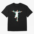 Ronaldo (Mint Green) Oversized T-Shirt Support Your Favorite Stars during FIFA World Cup 2026 USA Canada Mexico Highlighting Haaland, England and Germany Energy, Classic Soccer Heritage, Championship Pressure, Fan Loyalty and International Pride;