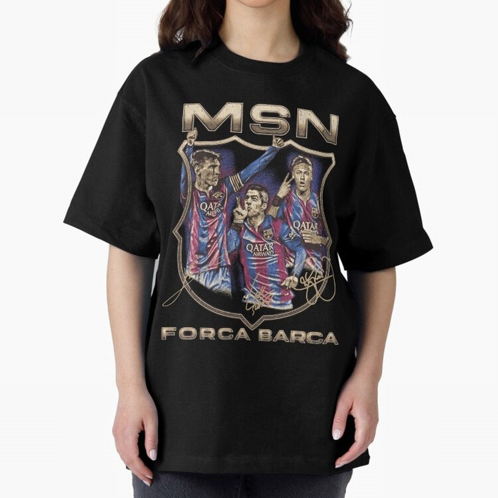 MSN of Barcelona Classic T-Shirt Represent the Passion of FIFA World Cup 2026 USA Canada Mexico Connected to Cristiano Ronaldo, Haaland and CR7, Portugal Energy, Game Day Rituals, Football Legends, Country Pride and the Road to the Final; Perfect