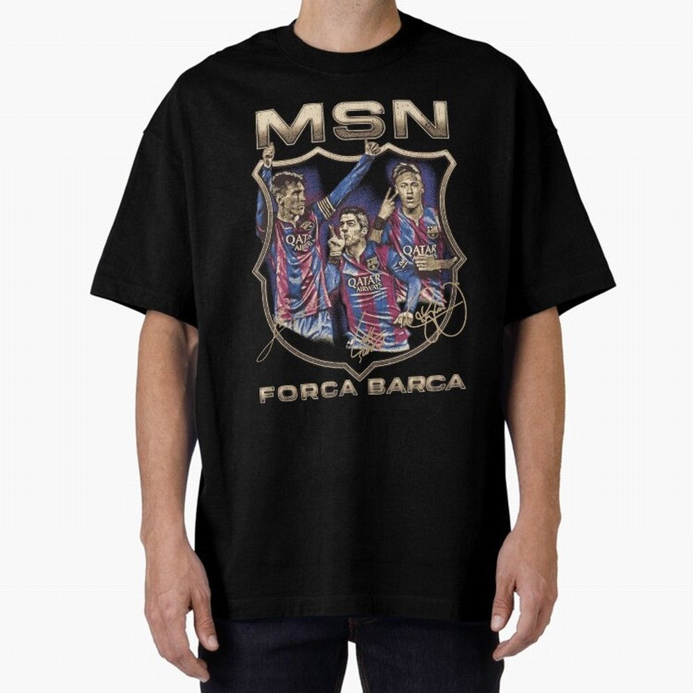 MSN of Barcelona Classic T-Shirt Represent the Passion of FIFA World Cup 2026 USA Canada Mexico Connected to Cristiano Ronaldo, Haaland and CR7, Portugal Energy, Game Day Rituals, Football Legends, Country Pride and the Road to the Final; Perfect