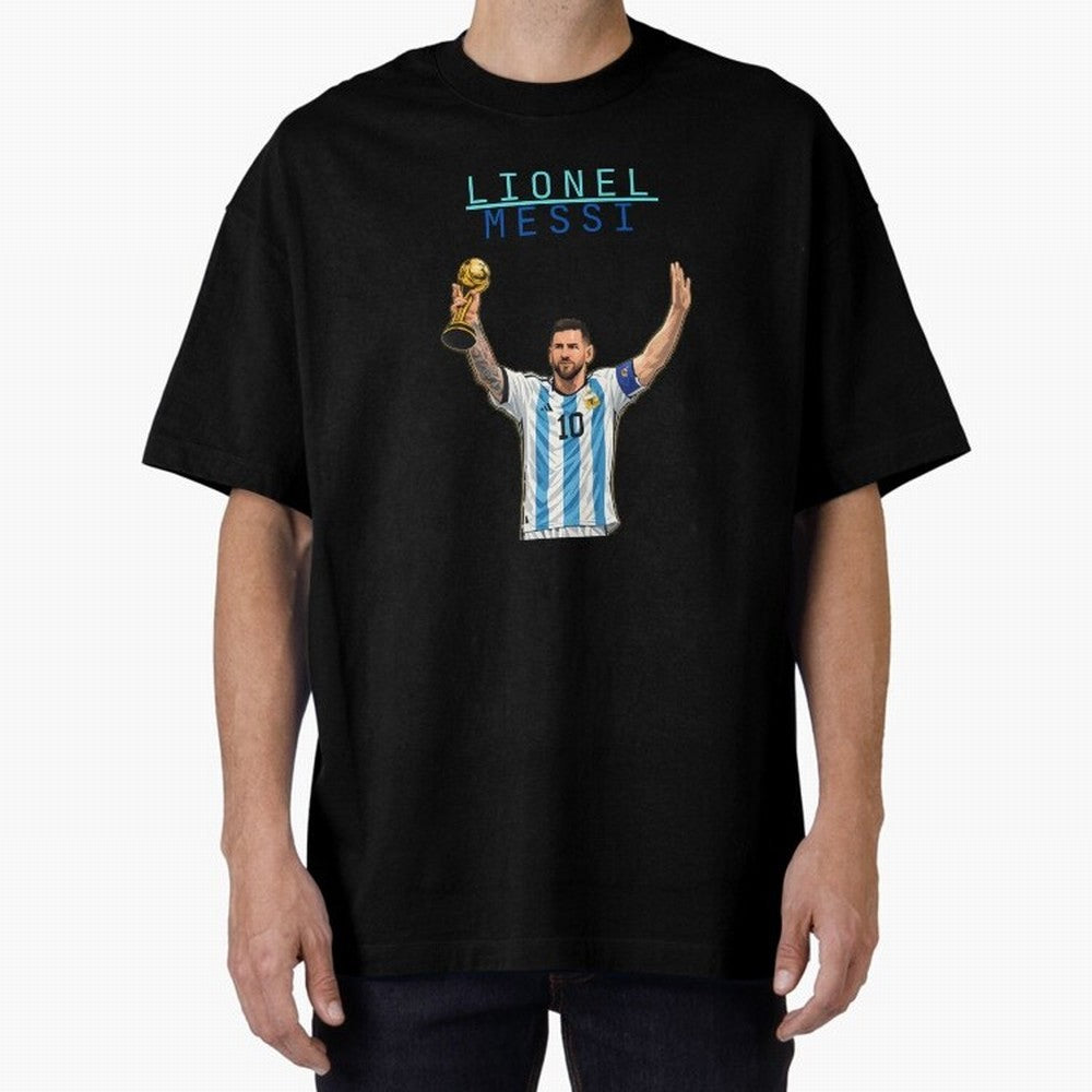 Messi Classic T-Shirt Follow the Final Road of Global Football Passion for FIFA World Cup 2026, Highlighting Mbappe and Neymar, Spain and Netherlands, Sports Nostalgia, International Competition, Famous Players and Unforgettable Victories; Great