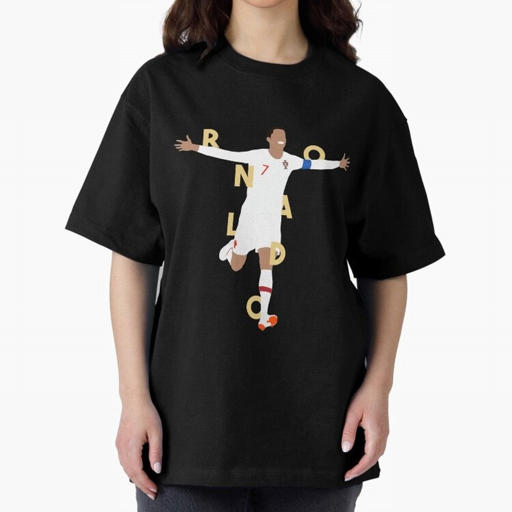 Ronaldo (Gold) Classic T-Shirt Relive Legendary Nights from FIFA World Cup 2026 Group Stage Celebrating CR7 and Messi, England and Germany Energy, Sports Nostalgia, International Competition, Famous Players and Unforgettable Victories; Ideal for