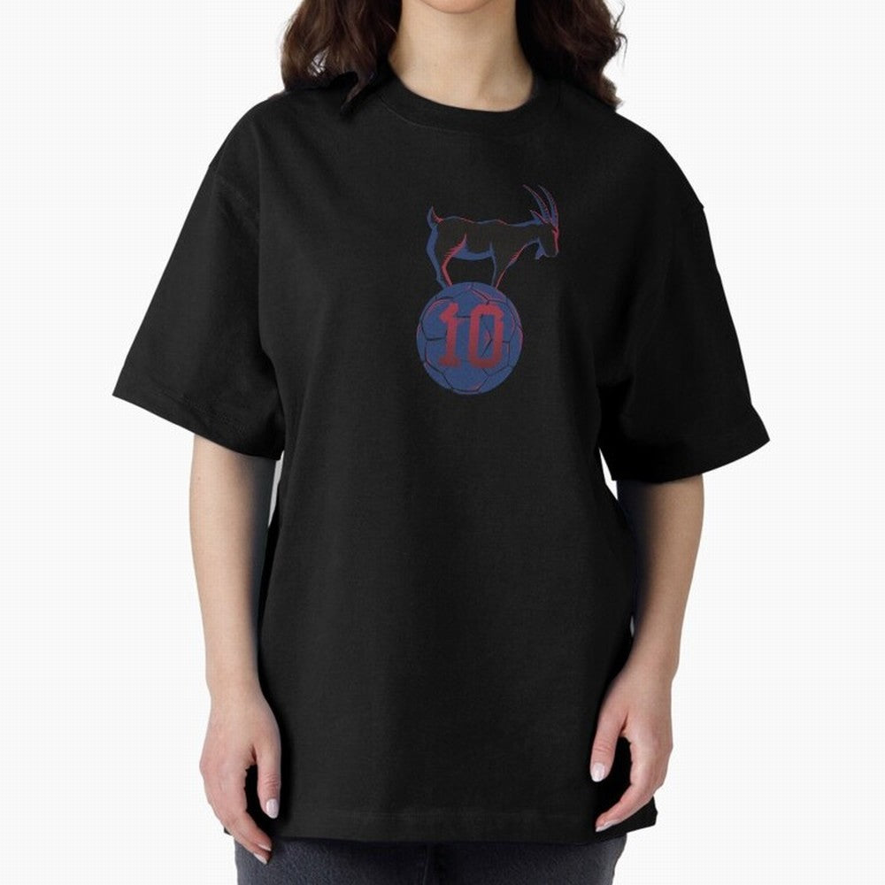 Messi 10 GOAT (Blue Soccer Ball FCB Futbol) Classic T-Shirt Cheer through Every Moment of FIFA World Cup 2026 Group Stage for Fans of Mbappe and France, Bringing Soccer Culture, Superstar Moments, National Team Dreams and Competitive Fire; Great