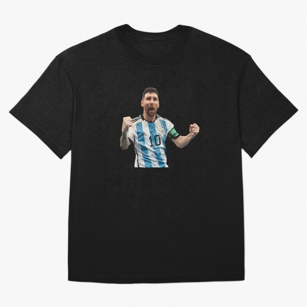 Messi World Champion #2 Oversized T-Shirt Honor the Football Icons of Match Day Hype around FIFA World Cup 2026 USA Canada Mexico, Messi and Cristiano Ronaldo, Argentina, Classic Soccer Heritage, Championship Pressure, Fan Loyalty and International