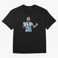 Messi World Champion #2 Oversized T-Shirt Honor the Football Icons of Match Day Hype around FIFA World Cup 2026 USA Canada Mexico, Messi and Cristiano Ronaldo, Argentina, Classic Soccer Heritage, Championship Pressure, Fan Loyalty and International