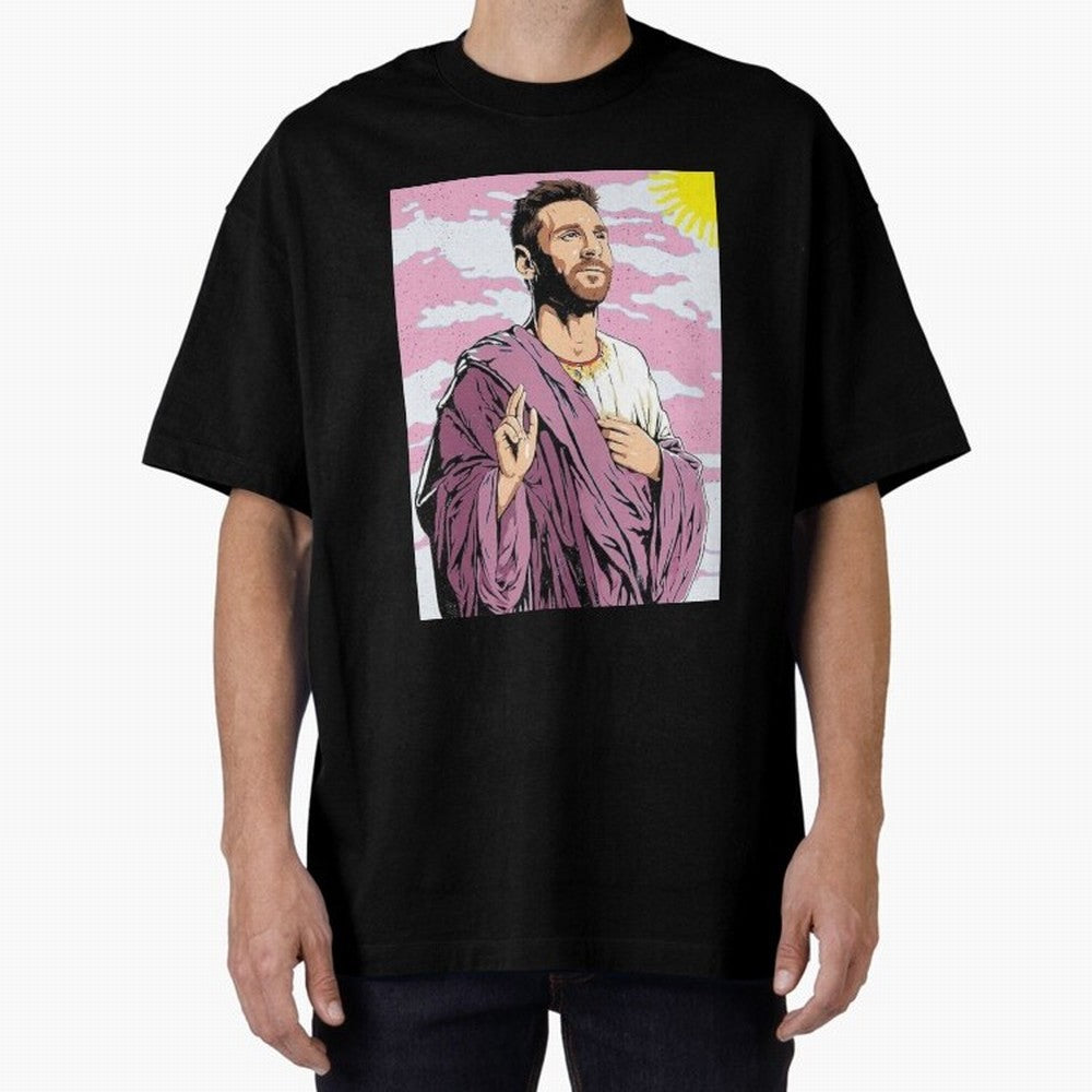 Messi the best Oversized T-Shirt Make Every Kick Count in the FIFA World Cup 2026 Group Stage Journey through CR7 Highlights, England and Germany Pride, Global Supporter Spirit, Legendary Goals, National Colors and Tournament Celebration; Created