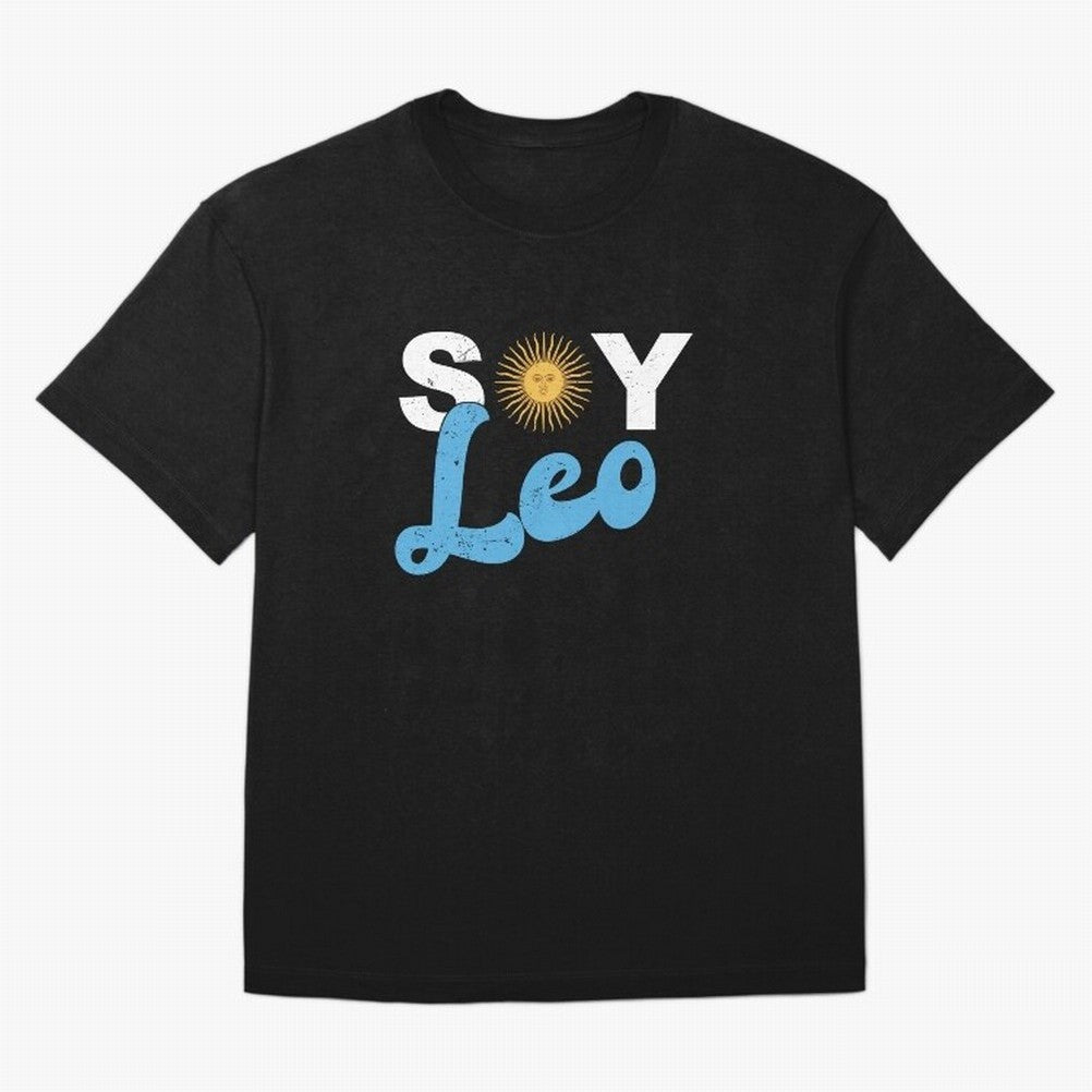 Soy Leo! Essential T-Shirt Fuel FIFA World Cup 2026 for Fans of Mbappe and England, Bringing Worldwide Fan Energy, Dramatic Goals, Stadium Lights and Championship Celebrations; Ideal for Passionate Fans Who Love Underdog Stories, Superstar Goals
