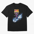 FC Barcelona Champs - The Goat Edition Oversized T-Shirt Celebrate Football Heritage in FIFA World Cup 2026 Group Stage Inspired by Cristiano Ronaldo, Brazil, Portugal and Argentina Energy, Retro Football Energy, Iconic Rivalries, Trophy Chase