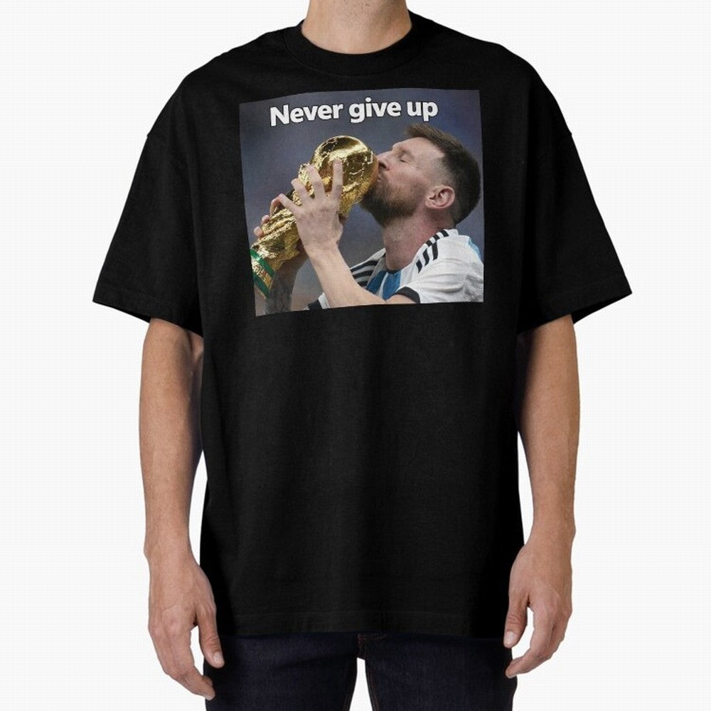 Messi Oversized T-Shirt Make Every Kick Count in the FIFA World Cup 2026 USA Canada Mexico Journey through Haaland and Mbappe Highlights, Portugal, Spain and Germany Pride, Classic Soccer Heritage, Championship Pressure, Fan Loyalty and