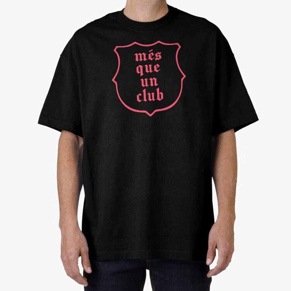 Barca Mes Que Un Club Badge Classic T-Shirt Bring Global Tournament Vibes to Match Day Hype around FIFA World Cup 2026 Group Stage, CR7 and Messi, England, Football Festival Excitement, Trophy Ambitions, Country Rivalries and Star Player Buzz;