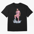 Messi Illustrated Style Drinking Mate ¨C Design by The Goat - Inter Miami Classic T-Shirt Carry Global Football Passion for FIFA World Cup 2026, Built around CR7, Spain and Netherlands, Worldwide Fan Energy, Dramatic Goals, Stadium Lights and