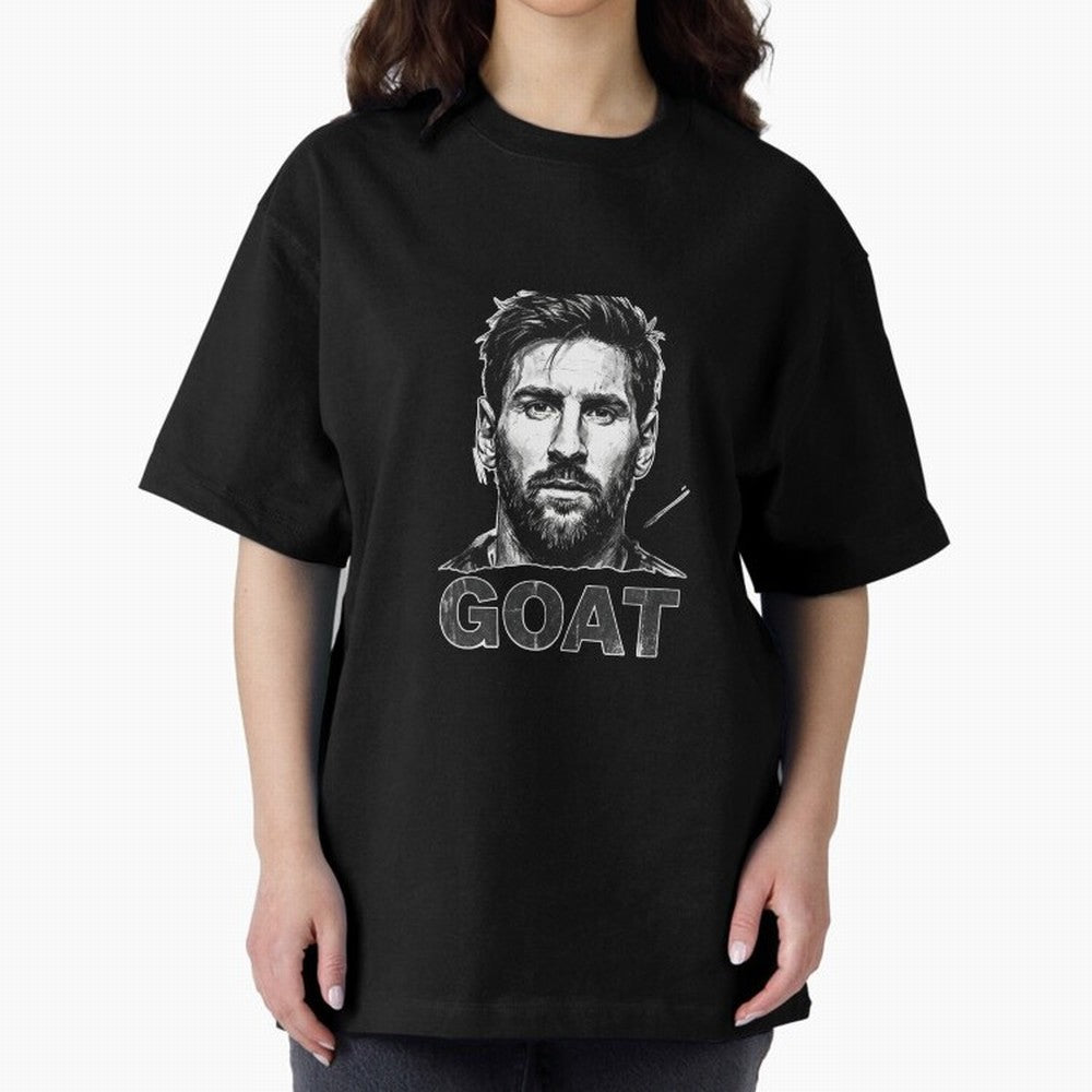 The G.O.A.T. ¨C Lionel Messi Legend Sketch Active T-Shirt Experience the FIFA World Cup 2026 Group Stage Journey through Haaland and Mbappe Highlights, Argentina, France and Brazil Pride, Worldwide Fan Energy, Dramatic Goals, Stadium Lights and