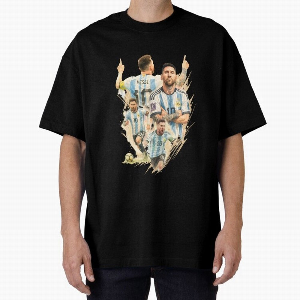 Lionel Messi watercolor illustration art Classic T-Shirt Join the Countdown to Match Day Hype around FIFA World Cup 2026, Cristiano Ronaldo, Haaland and CR7, Portugal, Football Passion, Legendary Performances, Festival Vibes and Supporter