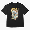 GOAT Lionel Messi watercolor illustration Oversized T-Shirt Refresh Global Football Passion for FIFA World Cup 2026 Group Stage, Centered on CR7, Argentina, Game Day Rituals, Football Legends, Country Pride and the Road to the Final; Built for