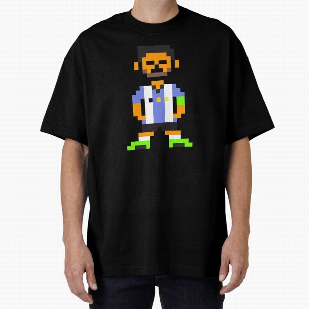 Pixel Pose Messi Oversized T-Shirt Celebrate the Biggest Stage of FIFA World Cup 2026 Group Stage for Fans of Messi, CR7 and Mbappe and France and Portugal, Bringing Champion Mindset, Group Stage Buzz, Knockout Tension and Passionate Fan Culture;