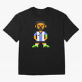 Pixel Pose Messi Oversized T-Shirt Celebrate the Biggest Stage of FIFA World Cup 2026 Group Stage for Fans of Messi, CR7 and Mbappe and France and Portugal, Bringing Champion Mindset, Group Stage Buzz, Knockout Tension and Passionate Fan Culture;
