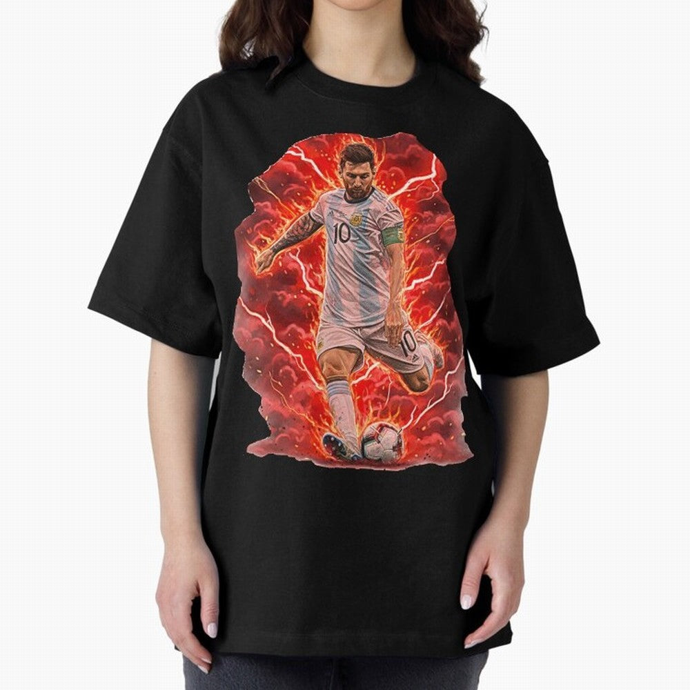 Messi Illustrated Style (HD) ¨C High Definition Design The Goat Unique Classic T-Shirt Mark Match Day Hype around FIFA World Cup 2026 Group Stage, Neymar, Netherlands, Championship Spirit, Famous Goals, Roaring Crowds and International Football