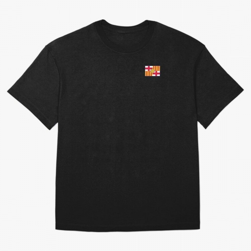 Vintage Catalan Football Heritage Flag Oversized T-Shirt Capture Stadium Memories from Match Day Hype around FIFA World Cup 2026 USA Canada Mexico, Messi and Cristiano Ronaldo, England and Germany, Worldwide Fan Energy, Dramatic Goals, Stadium