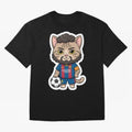 Fcb - Fc Barcelona | Cute Cat Messi with Jersey Barcelona Classic T-Shirt Enjoy the FIFA World Cup 2026 USA Canada Mexico Journey through Cristiano Ronaldo Highlights, England, France and Netherlands Pride, Classic Soccer Heritage, Championship