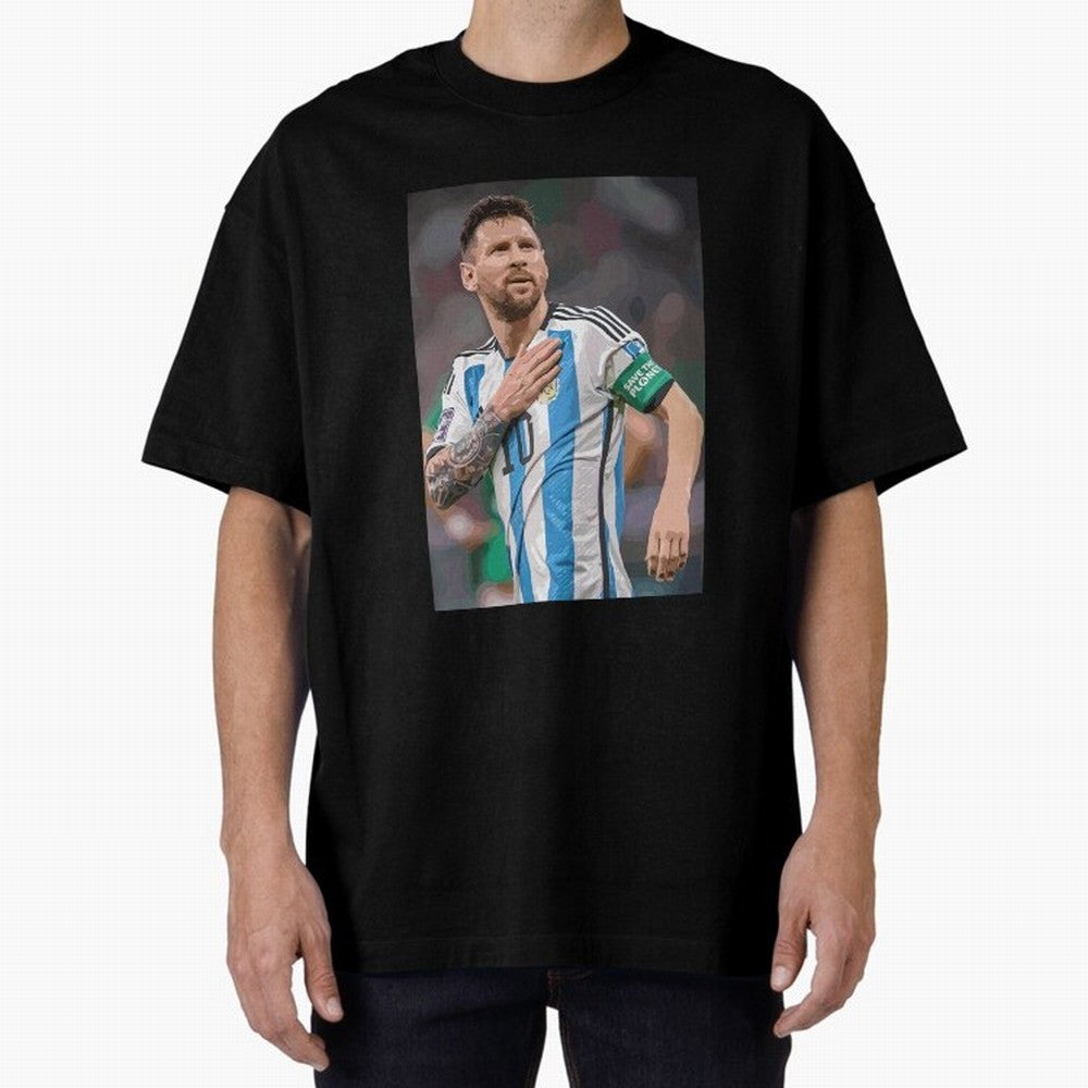 World Cup Soccer Football Lionel Messi Argentina Classic T-Shirt Carry National Pride through Match Day Hype around FIFA World Cup 2026 Group Stage, Neymar, Haaland and Cristiano Ronaldo, Argentina and Brazil, Sports Nostalgia, International