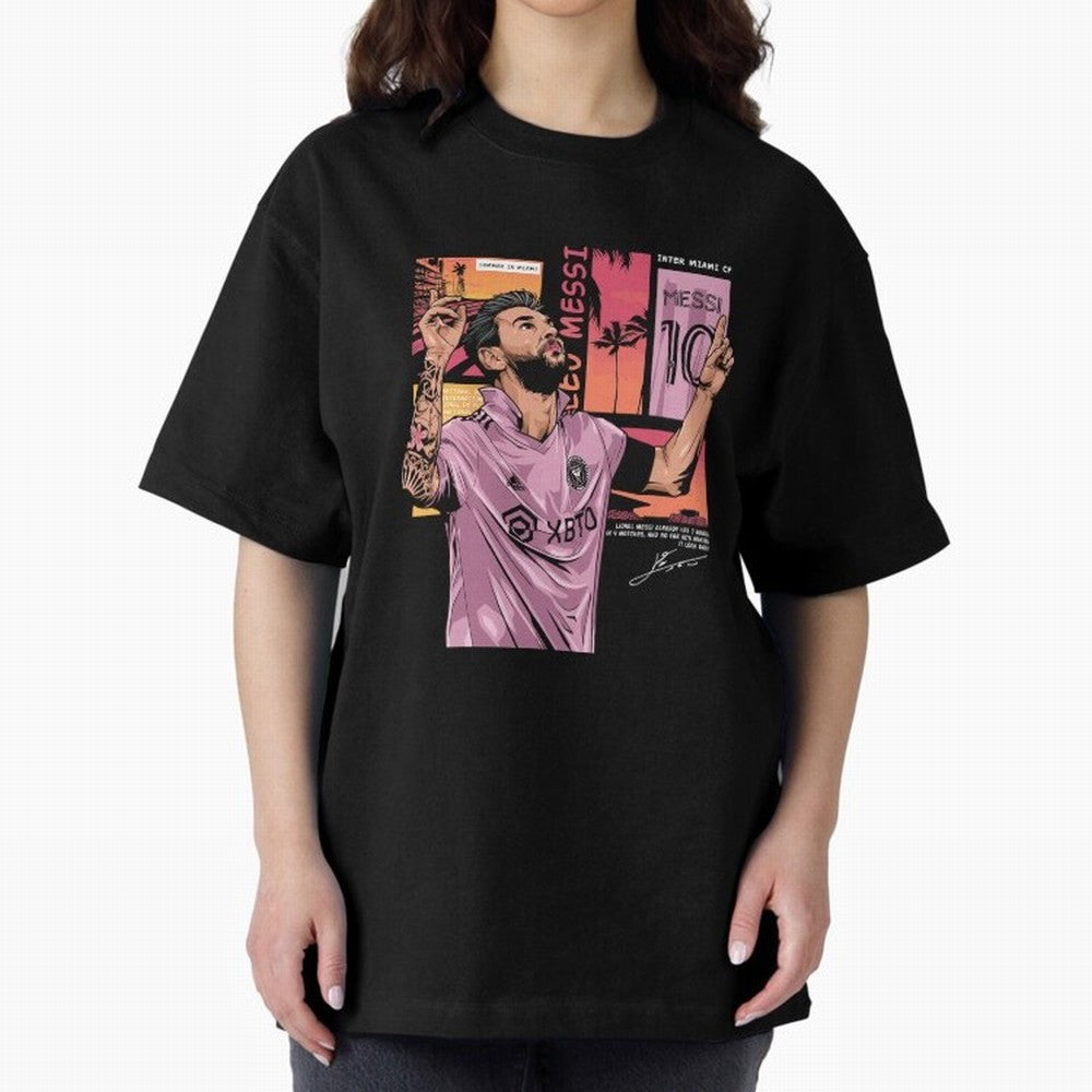 Messi Inter Miami Classic T-Shirt Build FIFA World Cup 2026 Spirit, Connected to Argentina and Brazil, Neymar, Haaland and Cristiano Ronaldo, Retro Football Energy, Iconic Rivalries, Trophy Chase Drama and Stadium Atmosphere; Perfect for Supporters