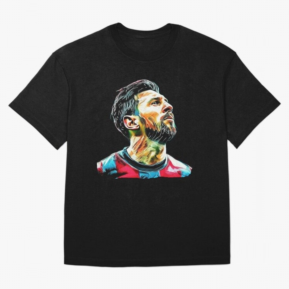 Messi Oversized T-Shirt Feel FIFA World Cup 2026 for Fans of Neymar and France, Bringing Sports Nostalgia, International Competition, Famous Players and Unforgettable Victories; Ideal for Passionate Fans Who Love Underdog Stories, Superstar Goals