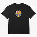 barca glitter logo Oversized T-Shirt Bring Legendary Rivalry Energy to the FIFA World Cup 2026 Journey through Neymar Highlights, France Pride, Tournament Hype, Historic Matchups, Family Viewing Parties and Global Sports Pride; Great for Supporters