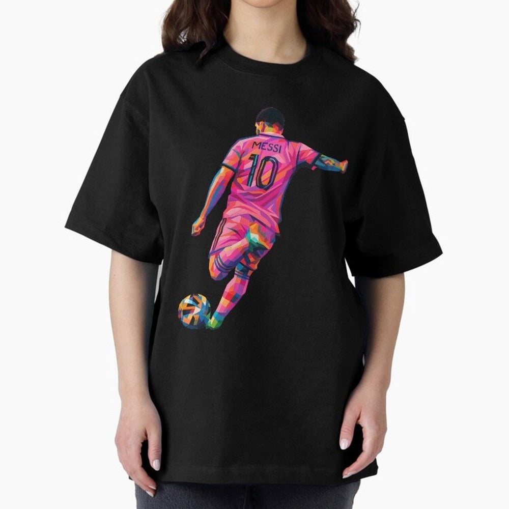 Lionel Messi - Inter Miami Wpap Art Classic T-Shirt Represent Football Lovers during Global Football Passion for FIFA World Cup 2026, Built around Mbappe, France and Portugal, Fan Favorite Moments, National Team Passion, Big Match Drama and Soccer