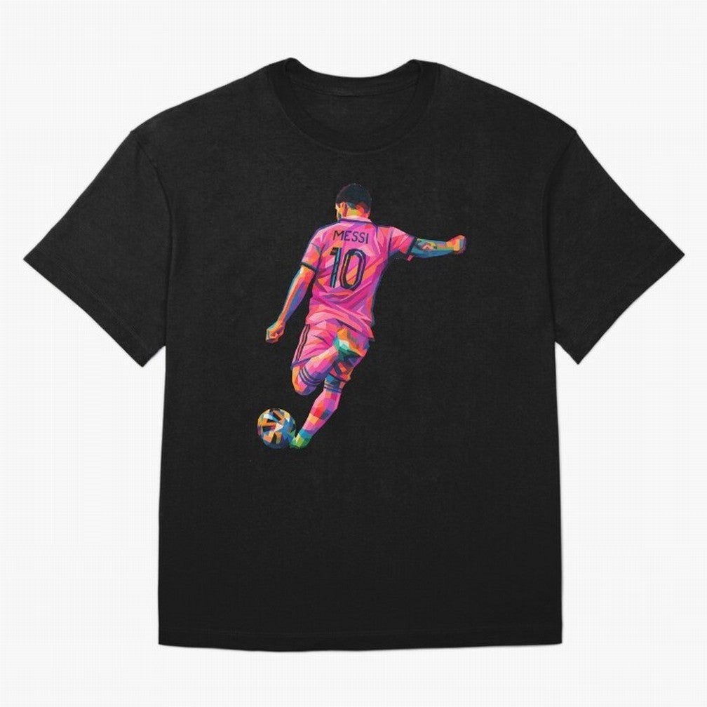 Lionel Messi - Inter Miami Wpap Art Classic T-Shirt Represent Football Lovers during Global Football Passion for FIFA World Cup 2026, Built around Mbappe, France and Portugal, Fan Favorite Moments, National Team Passion, Big Match Drama and Soccer