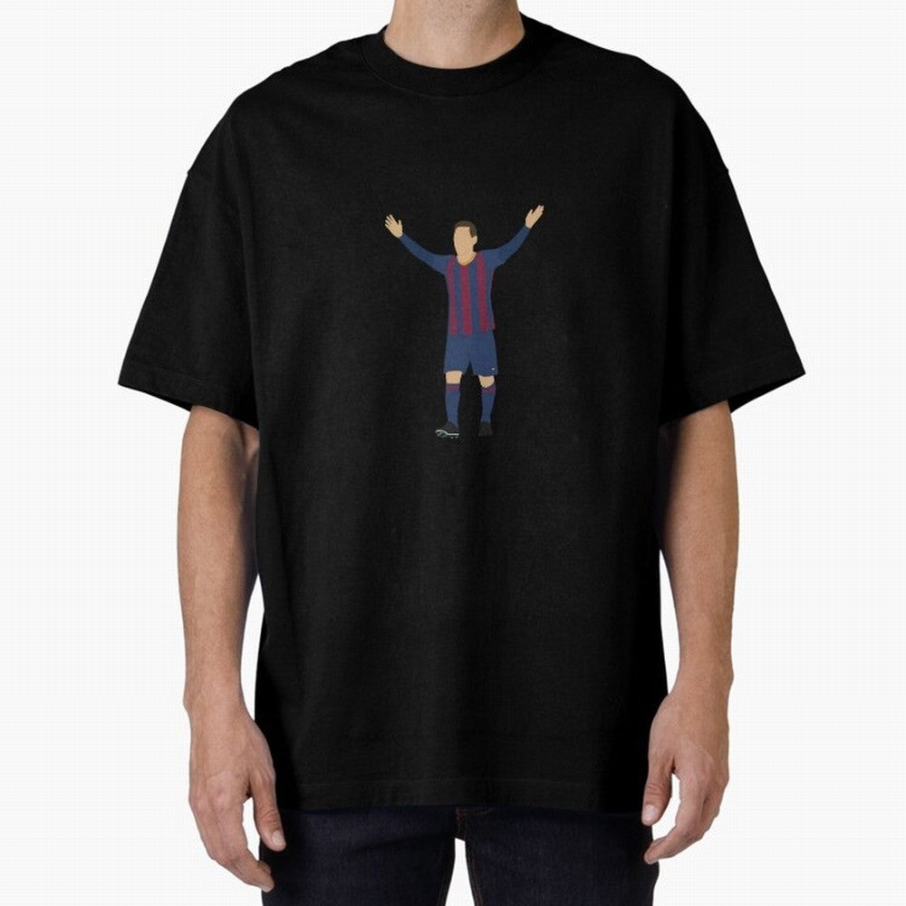 Leo Messi Celebration Sticker Classic T-Shirt Celebrate the Stars of FIFA World Cup 2026 with Cristiano Ronaldo, Haaland and CR7, Portugal Energy, Sports Nostalgia, International Competition, Famous Players and Unforgettable Victories; Great for