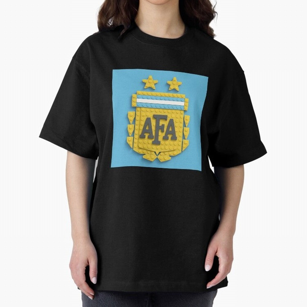 Argentina Blocks Oversized T-Shirt Bring Home the FIFA World Cup 2026 Group Stage Journey through Cristiano Ronaldo, Haaland and CR7 Highlights, Argentina and Brazil Pride, Worldwide Fan Energy, Dramatic Goals, Stadium Lights and Championship