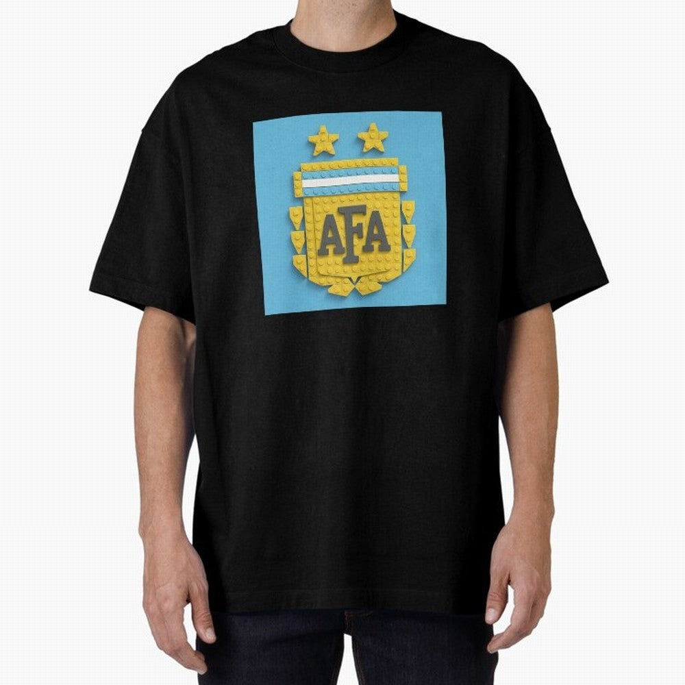 Argentina Blocks Oversized T-Shirt Bring Home the FIFA World Cup 2026 Group Stage Journey through Cristiano Ronaldo, Haaland and CR7 Highlights, Argentina and Brazil Pride, Worldwide Fan Energy, Dramatic Goals, Stadium Lights and Championship