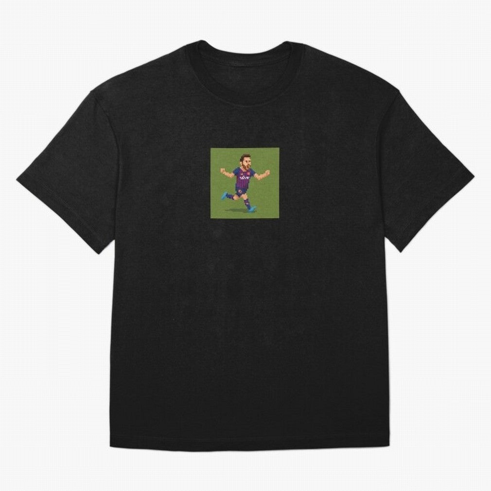 Lionel Messi Barcelona Pixel Art Tribute Classic T-Shirt Bring Legendary Rivalry Energy to FIFA World Cup 2026 Celebrating Messi and Cristiano Ronaldo, Spain and Netherlands Energy, Retro Football Energy, Iconic Rivalries, Trophy Chase Drama and