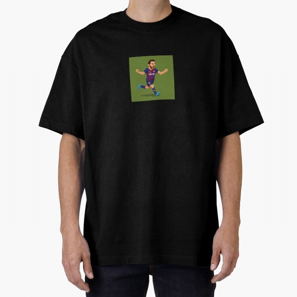 Lionel Messi Barcelona Pixel Art Tribute Classic T-Shirt Bring Legendary Rivalry Energy to FIFA World Cup 2026 Celebrating Messi and Cristiano Ronaldo, Spain and Netherlands Energy, Retro Football Energy, Iconic Rivalries, Trophy Chase Drama and
