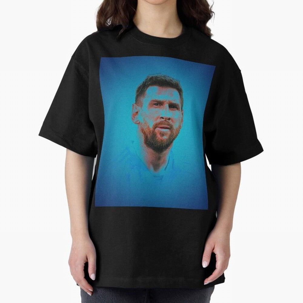 Messi: The Undisputed GOAT Oversized T-Shirt Show Support during Match Day Hype around FIFA World Cup 2026 USA Canada Mexico, Mbappe and Neymar, Spain and Netherlands, Tournament Hype, Historic Matchups, Family Viewing Parties and Global Sports