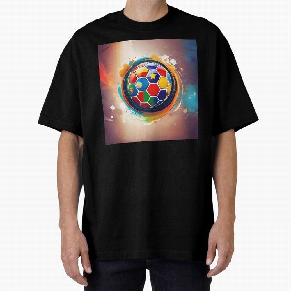 soccer 1 Oversized T-Shirt Carry National Pride through Match Day Hype around FIFA World Cup 2026, Messi, England, Football History, Final Match Energy, Crowd Noise and Once in a Lifetime Moments; Built for Supporters Chasing Trophy Dreams, Final