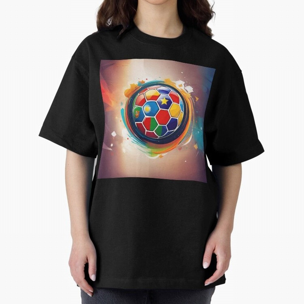 soccer 1 Oversized T-Shirt Carry National Pride through Match Day Hype around FIFA World Cup 2026, Messi, England, Football History, Final Match Energy, Crowd Noise and Once in a Lifetime Moments; Built for Supporters Chasing Trophy Dreams, Final