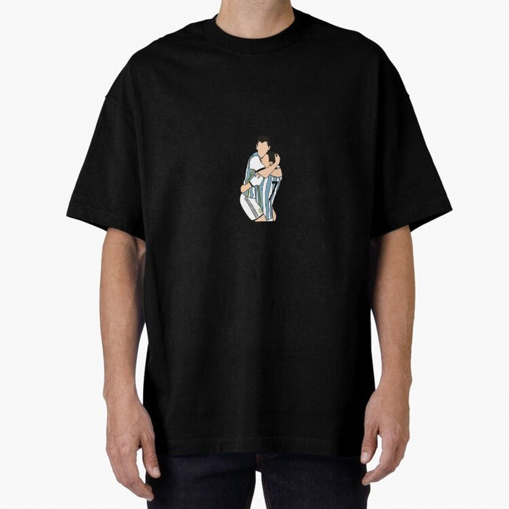 Messi and Di Maria Classic T-Shirt Celebrate Rivalries and Pride in Global Football Passion for FIFA World Cup 2026 Group Stage, with CR7 and Messi, England and Germany, Championship Spirit, Famous Goals, Roaring Crowds and International Football