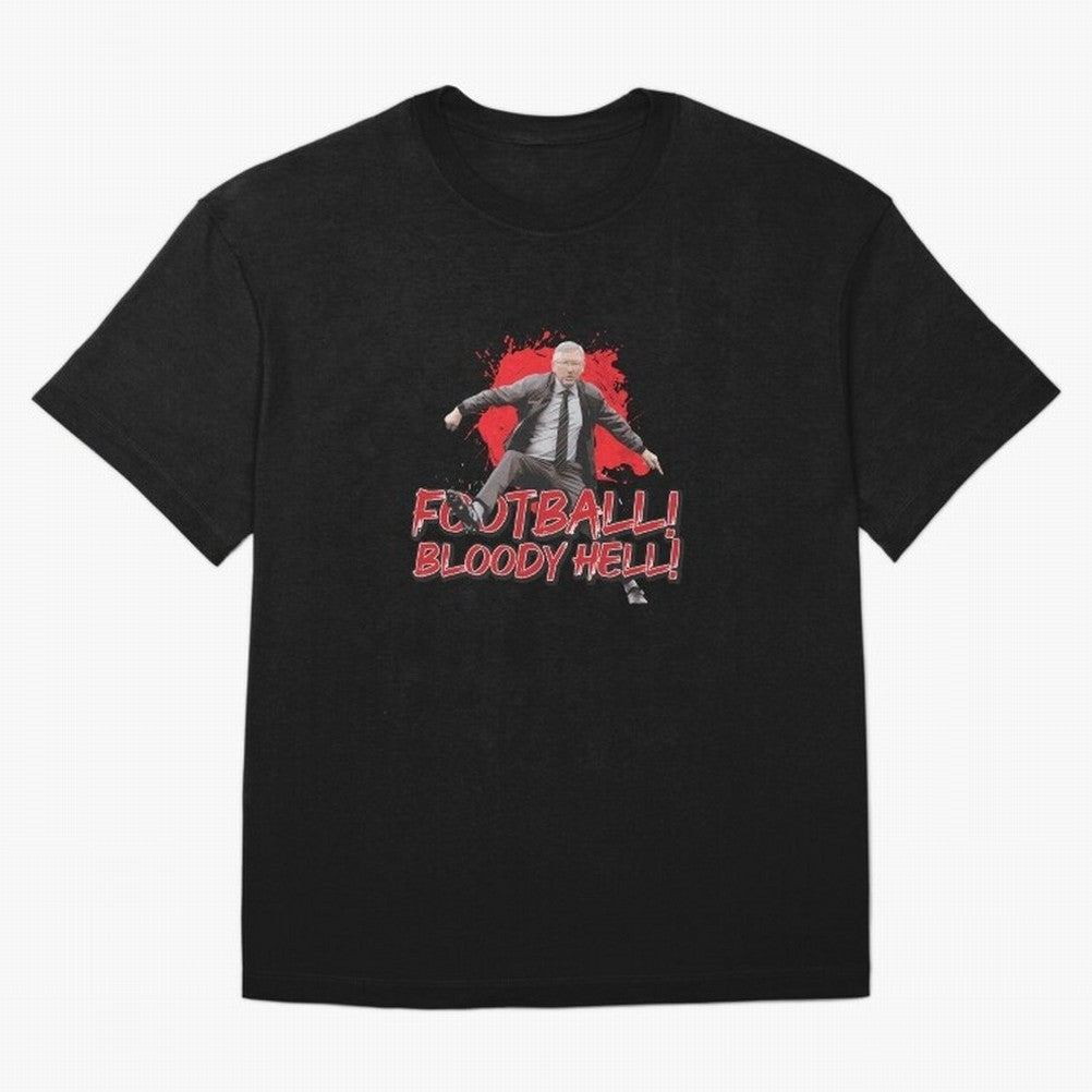 Sir Alex Ferguson - FOOTBALL BLOODY HELL! Essential T-Shirt Celebrate the Magic of the FIFA World Cup 2026 Group Stage Journey through Messi, CR7 and Mbappe Highlights, Brazil, Portugal and Argentina Pride, Football History, Final Match Energy,