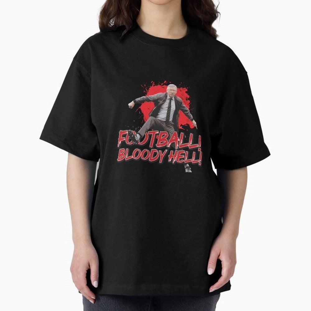 Sir Alex Ferguson - FOOTBALL BLOODY HELL! Essential T-Shirt Celebrate the Magic of the FIFA World Cup 2026 Group Stage Journey through Messi, CR7 and Mbappe Highlights, Brazil, Portugal and Argentina Pride, Football History, Final Match Energy,